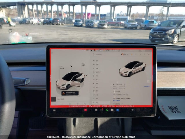 5YJ3E1EB4NF333406 Tesla Model 3 Long Range