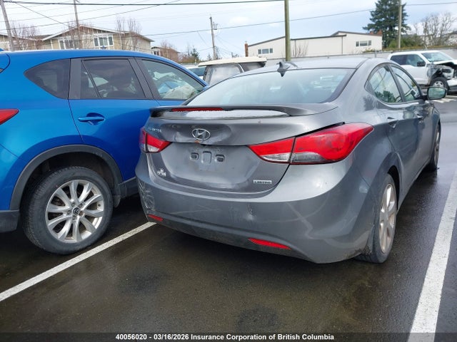 2012 Hyundai Elantra Gls/limited მანქანა იყიდება აუქციონზე, vin: 5NPDH4AE8CH124598, აუქციონის ნომერი: 40056020