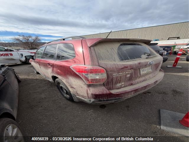 40056039 :رقم المزاد ، JF2SJCHC8FH434653 vin ، 2015 Subaru Forester 2.5i Limited مزاد بيع