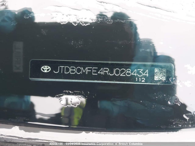 JTDBCMFE4RJ028434 Toyota Corolla Hybrid Le