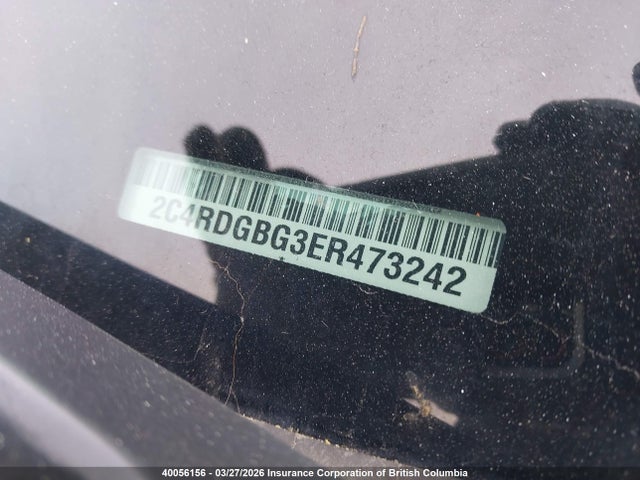 2C4RDGBG3ER473242 Dodge Grand Caravan Se