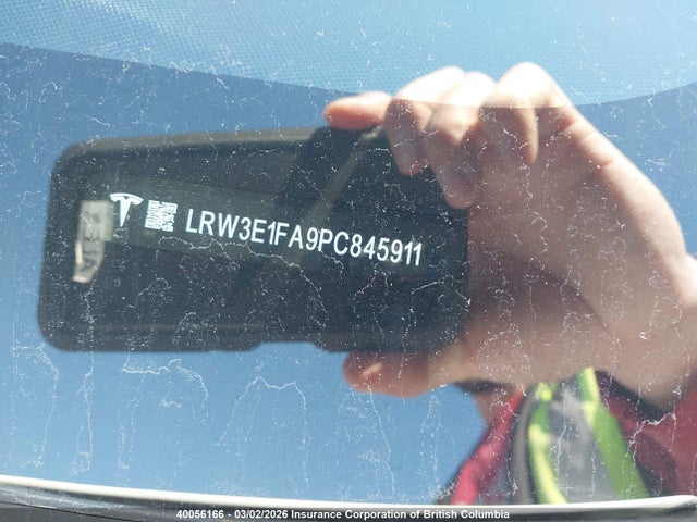 LRW3E1FA9PC845911 Tesla MODEL 3