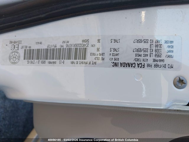 2C4RDGDG9GR103705 Dodge Grand Caravan Crew