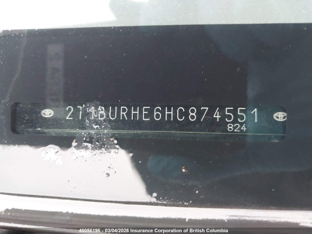 2T1BURHE6HC874551 Toyota Corolla L/le/xle/se/xse