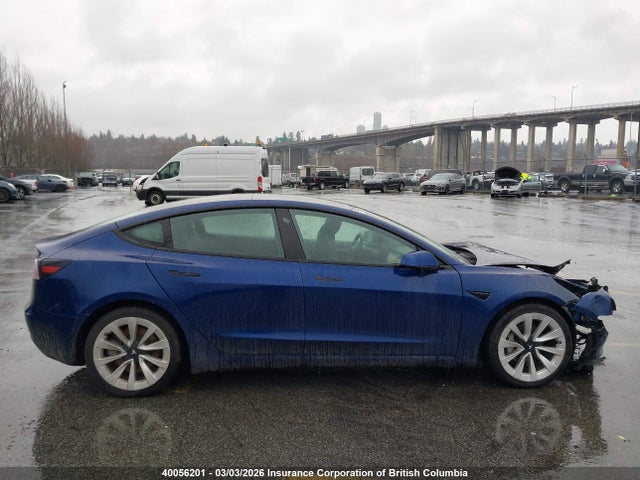5YJ3E1EA6NF258408 Tesla MODEL 3