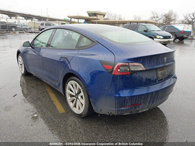 5YJ3E1EA6NF258408 Tesla MODEL 3
