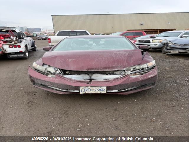 Aukcja sprzedaży 2015 Honda Civic, vin: 2HGFB2F4XFH035211, numer aukcji: 40056226