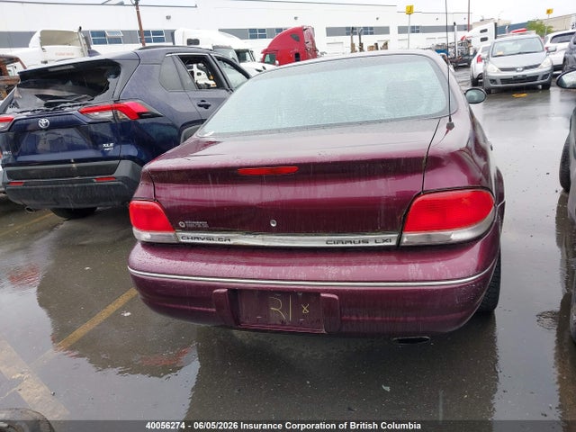 Aukcja sprzedaży 1998 Chrysler Cirrus Lxi, vin: 1C3EJ56H6WN165631, numer aukcji: 40056274