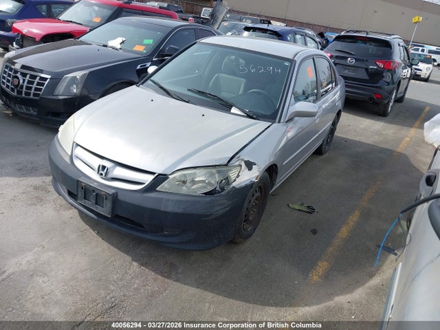 Продаж на аукціоні авто 2004 Honda Civic, vin: 2HGES16694H905583, номер лоту: 40056294