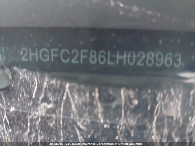 Honda Civic 2020 2HGFC2F86LH028963 Image 19