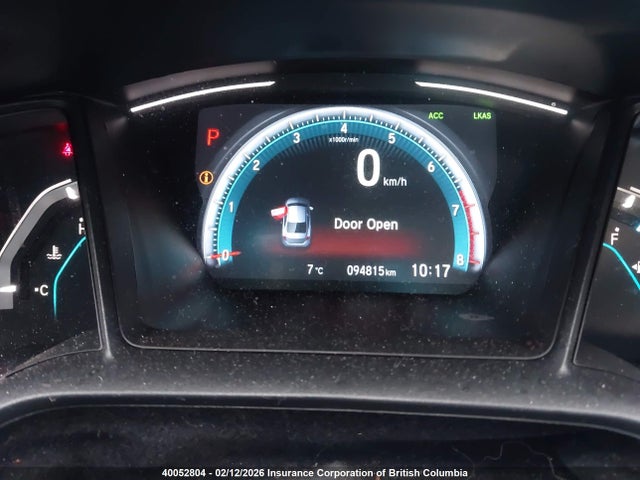Honda Civic Lx 2019 2HGFC2F59KH031103 Image 16