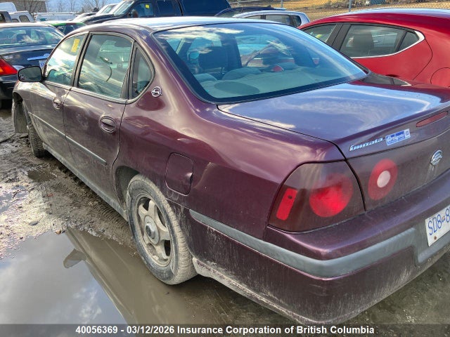 Aukcja sprzedaży 2003 Chevrolet Impala, vin: 2G1WF52E239349212, numer aukcji: 40056369