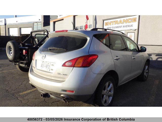 Aukcja sprzedaży 2009 Nissan Murano S/sl/le, vin: JN8AZ18W99W137641, numer aukcji: 40056372