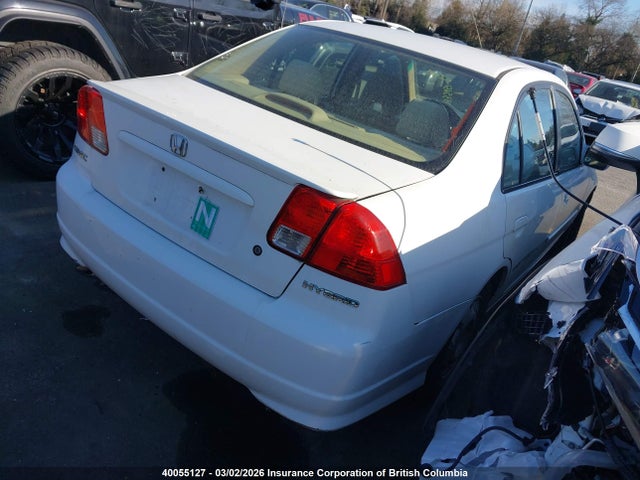 Продаж на аукціоні авто 2005 Honda Civic Hybrid, vin: JHMES96545S800026, номер лоту: 40055127