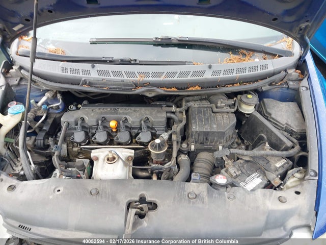 40052594 :رقم المزاد ، 2HGFA16376H011274 vin ، 2006 Honda Civic Dx Vp مزاد بيع