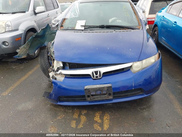 40052594 :رقم المزاد ، 2HGFA16376H011274 vin ، 2006 Honda Civic Dx Vp مزاد بيع