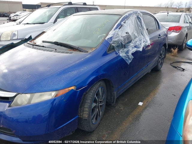 40052594 :رقم المزاد ، 2HGFA16376H011274 vin ، 2006 Honda Civic Dx Vp مزاد بيع