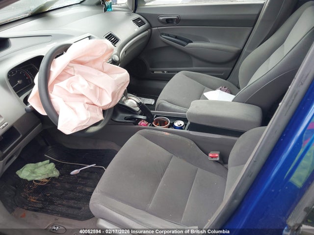 40052594 :رقم المزاد ، 2HGFA16376H011274 vin ، 2006 Honda Civic Dx Vp مزاد بيع