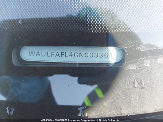 WAUEFAFL4GN003361 Audi A4
