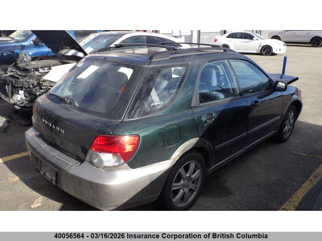40056564 :رقم المزاد ، JF1GG68505G801206 vin ، 2005 Subaru Impreza Outback Sport/outback Spc مزاد بيع