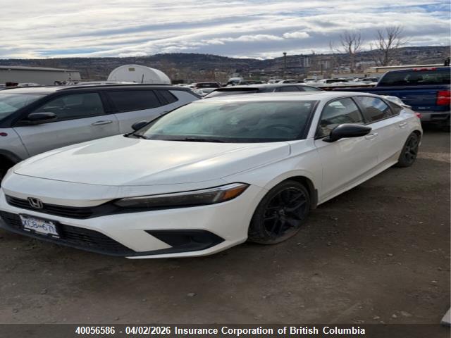 2022 Honda Civic მანქანა იყიდება აუქციონზე, vin: 2HGFE2F57NH113121, აუქციონის ნომერი: 40056586