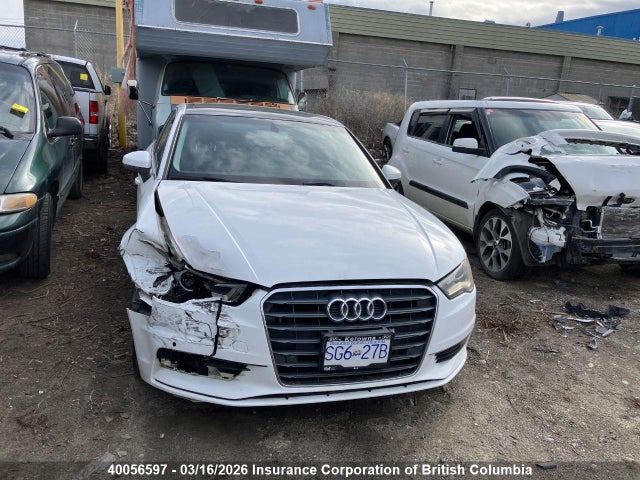 Продаж на аукціоні авто 2016 Audi A3, vin: WAUC7GFF6G1049962, номер лоту: 40056597