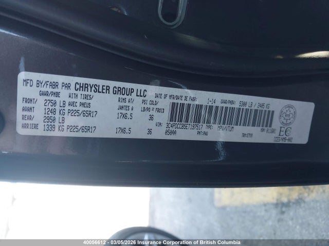 3C4PDCCB5ET197517 Dodge Journey Sxt