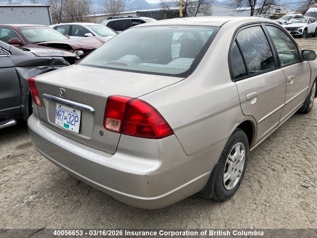 40056653 :رقم المزاد ، 2HGES16681H905599 vin ، 2001 Honda Civic مزاد بيع