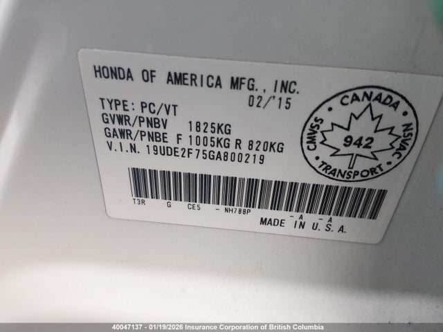 Acura Ilx Premium/technology 2016 19UDE2F75GA800219 Image 9