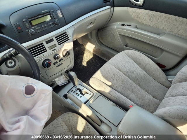 40056669 :رقم المزاد ، KMHET46C96A136437 vin ، 2006 Hyundai Sonata Gl مزاد بيع