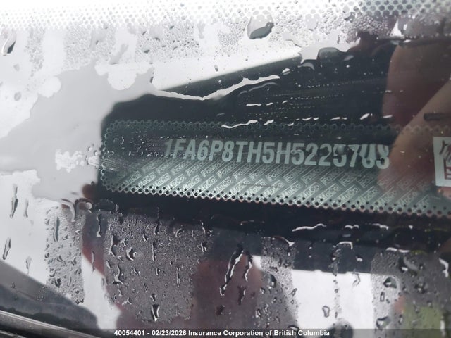 1FA6P8TH5H5225783 Ford Mustang