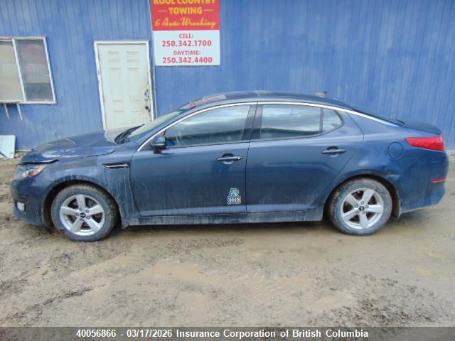 Aukcja sprzedaży 2015 Kia Optima Lx, vin: KNAGM4A73F5580066, numer aukcji: 40056866