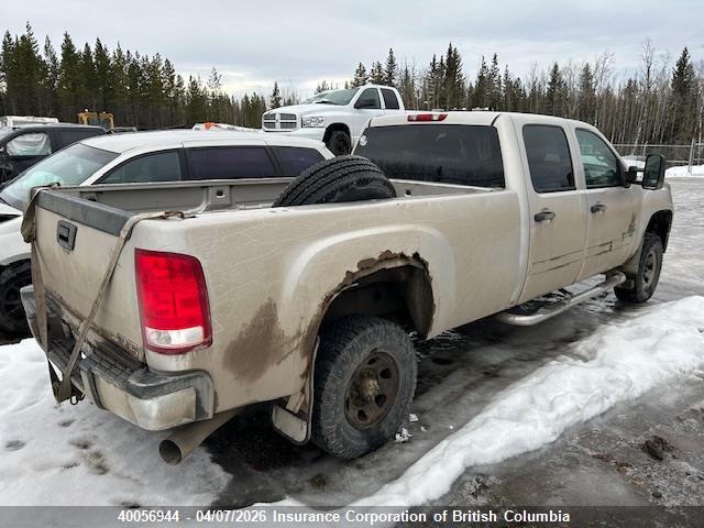 40056944 :رقم المزاد ، 1GTHK736X9F106746 vin ، 2009 Gmc Sierra K3500 مزاد بيع