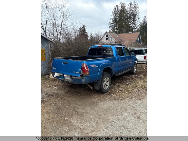 40056946 :رقم المزاد ، 5TEMU52N75Z087401 vin ، 2005 Toyota Tacoma Double Cab Long Bed مزاد بيع