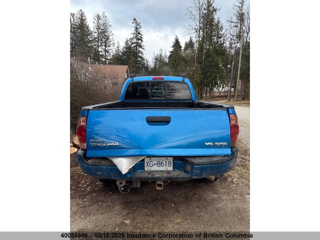 40056946 :رقم المزاد ، 5TEMU52N75Z087401 vin ، 2005 Toyota Tacoma Double Cab Long Bed مزاد بيع