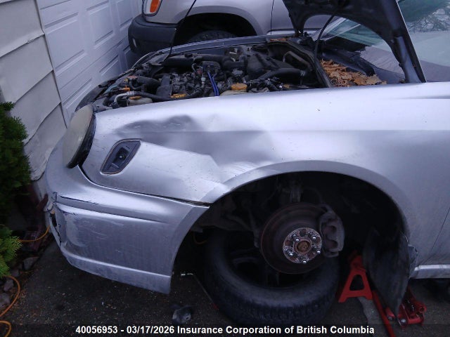 Aukcja sprzedaży 2003 Subaru Impreza Ts, vin: JF1GG655X3G811520, numer aukcji: 40056953