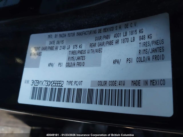 Mazda 3 SPORT 2016 3MZBM1K73GM256652 Image 9