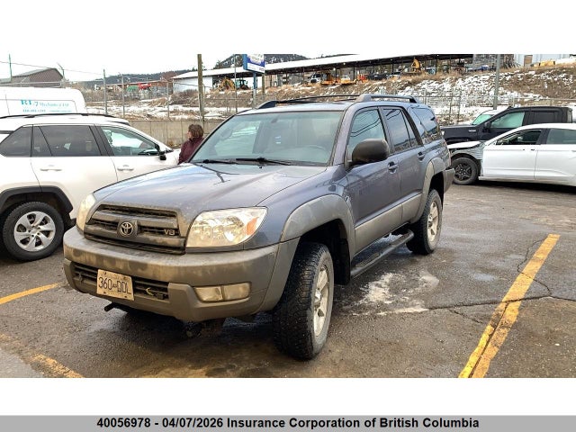 2003 Toyota 4runner Sr5/sport მანქანა იყიდება აუქციონზე, vin: JTEBT14R530002485, აუქციონის ნომერი: 40056978