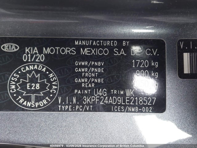 KIA Forte 2020 3KPF24AD9LE218527 Image 18