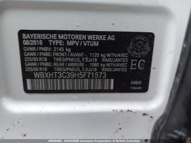 WBXHT3C39H5F71573 BMW X1 Xdrive28i