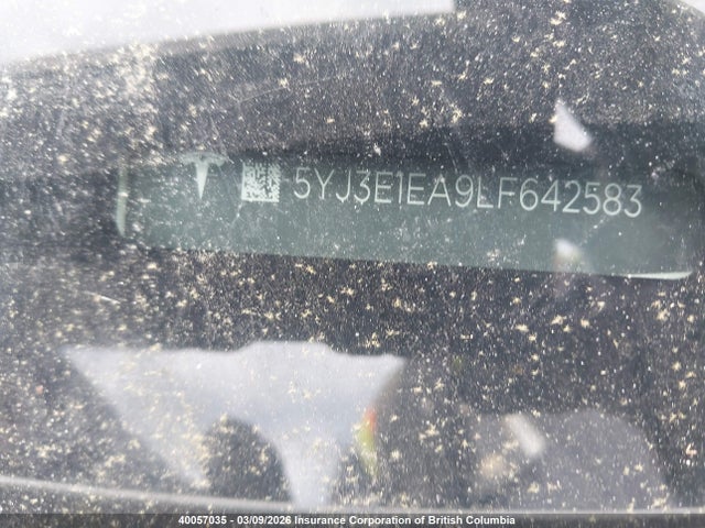 5YJ3E1EA9LF642583 Tesla MODEL 3