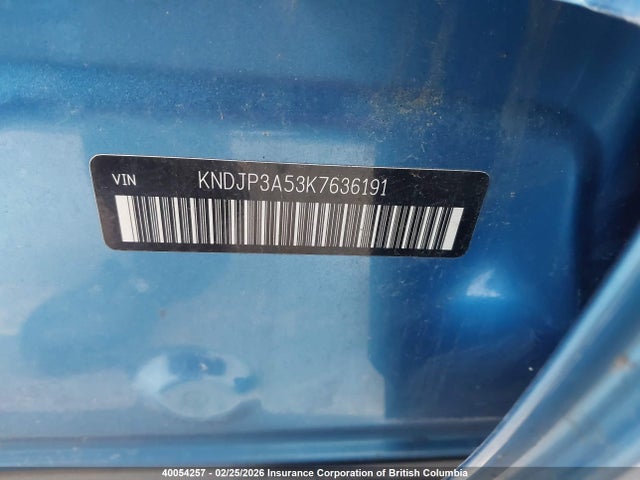 KNDJP3A53K7636191 KIA SOUL +