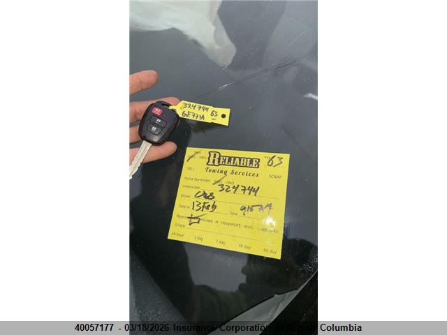 40057177 :رقم المزاد ، JTDKTUD38CD529799 vin ، 2012 Toyota Yaris مزاد بيع