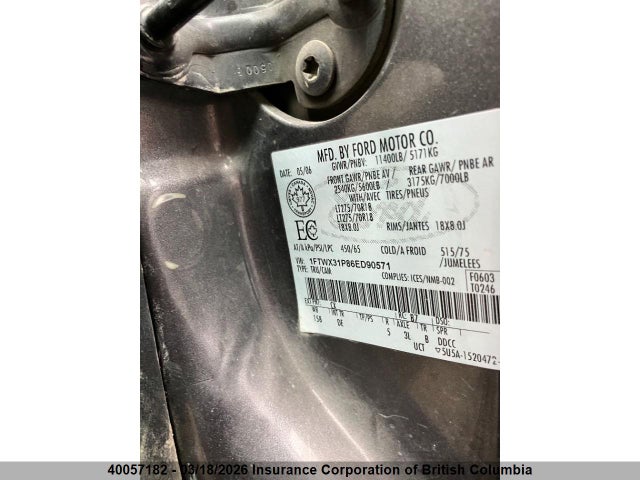Aukcja sprzedaży 2006 Ford F350, vin: 1FTWX31P86ED90571, numer aukcji: 40057182