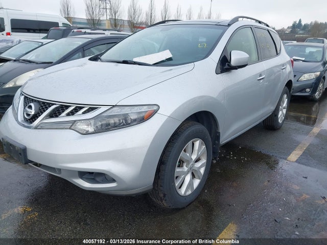 Продажа на аукционе авто 2012 Nissan Murano Sl, vin: JN8AZ1MW1CW221322, номер лота: 40057192