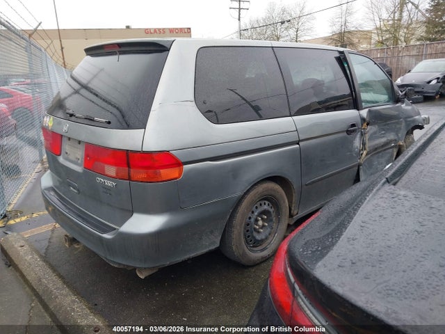 40057194 :رقم المزاد ، 2HKRL18591H000426 vin ، 2001 Honda Odyssey Lx مزاد بيع