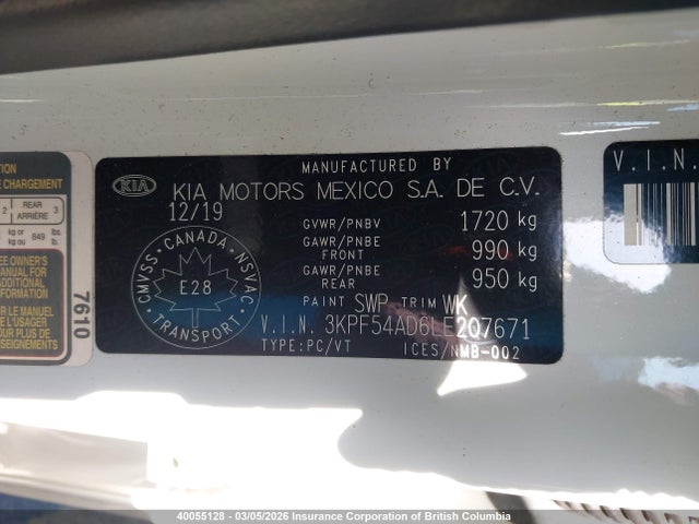 KIA FORTE EX 2020 3KPF54AD6LE207671 Image 19