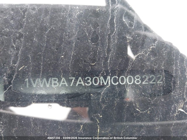 Volkswagen Passat Highline 2021 1VWBA7A30MC008222 Image 9