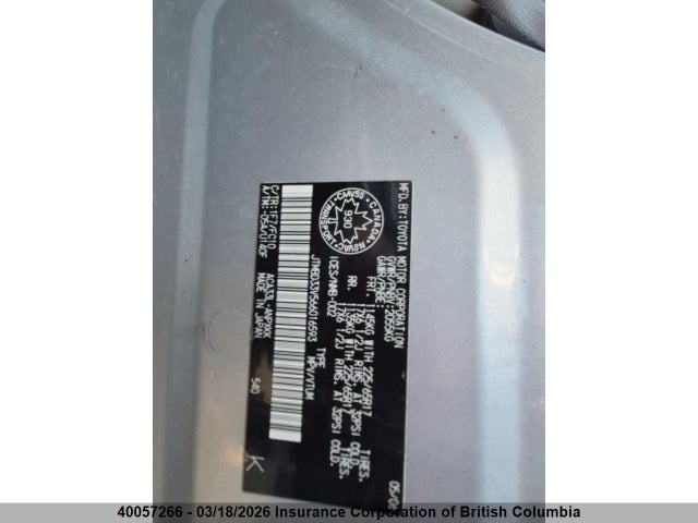 40057266 :رقم المزاد ، JTMBD33V566016593 vin ، 2006 Toyota Rav4 مزاد بيع