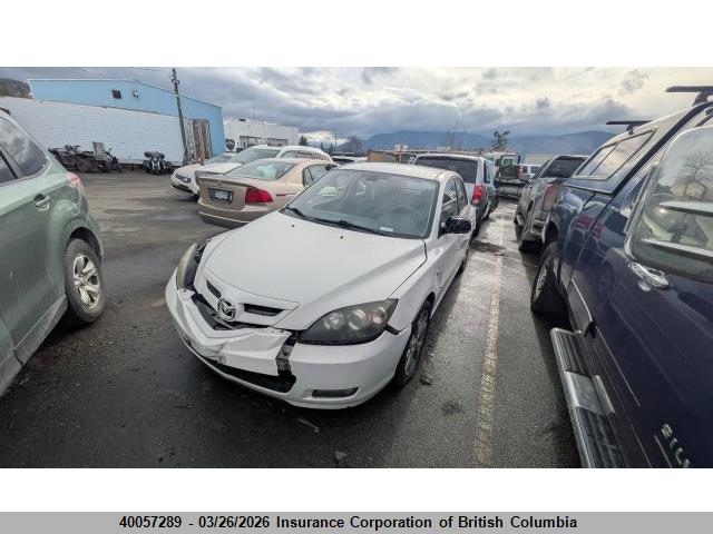 Aukcja sprzedaży 2008 Mazda Mazda3 Gs/gt, vin: JM1BK343881130980, numer aukcji: 40057289